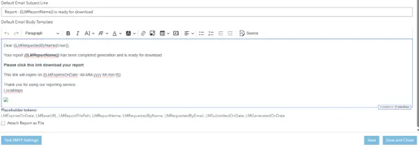 Report Email