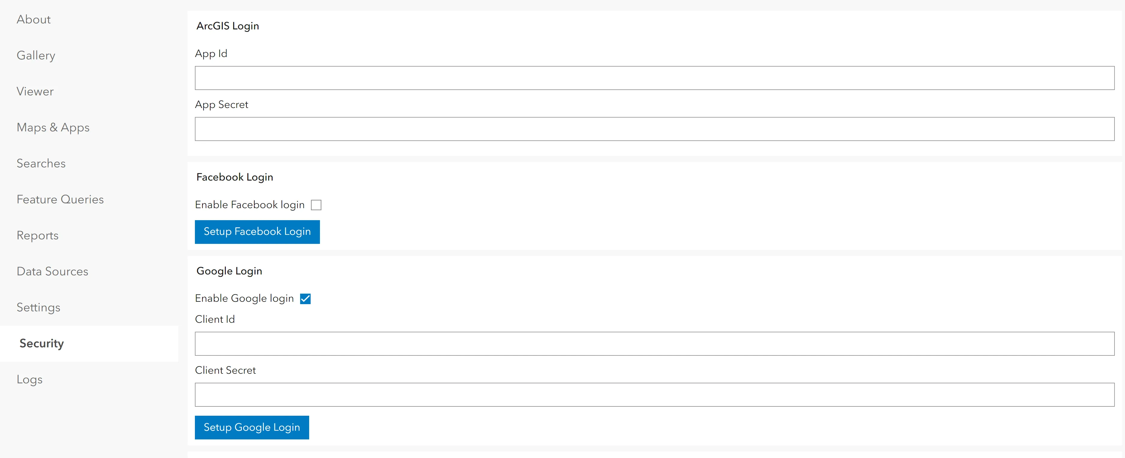 social logins