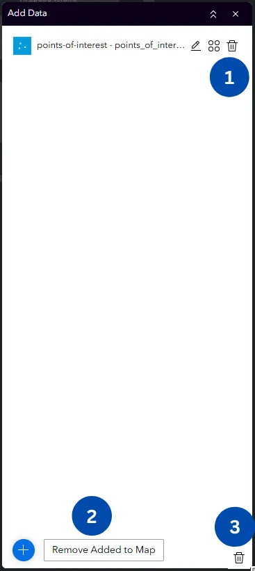 Add Data Remove