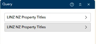 Query Widget